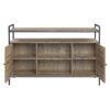 Baina - Rustic TV Stand - Oak - Image 3