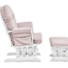 Mason - Glider And Ottoman - White - Image 3