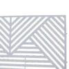 Outdoor & Indoor Privacy Screen Metal Privacy Screen, Freestanding Decorative Privacy Screen For Deck Balcony Patio, Privacy Fence Panels - White - Image 4