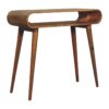 Amaya - Nordic Style Console Table - Beige Brown - Image 3
