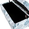 Luxury Storage Ottoman With Floral Patterned Fabric, Soft Close Hinges, Functional Footrest & Seat - Multicolor - Image 14