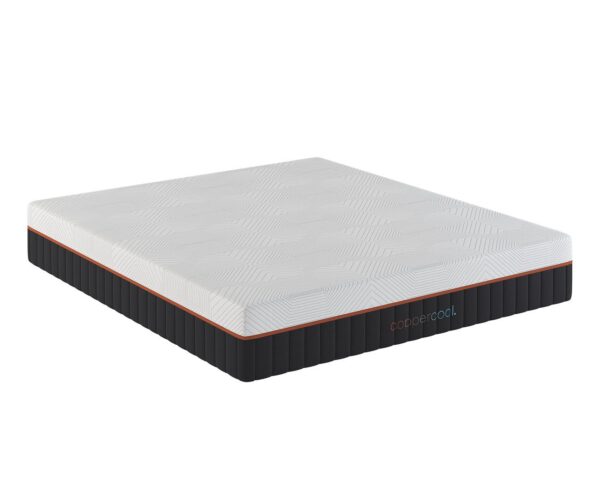 CopperCool 12" King Hybrid Memory Foam Mattress - Gray