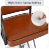 Classic Barber Chair, Styling Salon Chair With Hydraulic Pump Swivel Barber Chair, For Beauty Salon Spa Equipment - Brown - Image 6