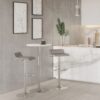 Adjustable Contemporary Bar Table - White - Image 5