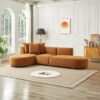 Orby - Sectional Sofa Left Facing - Cognac - Image 3