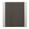 Cape - Coral Wicker C Shaped Table Modern DesignRattan And Aluminum Frame - Brown - Image 13