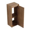 Modern Wall Mounted Bathroom Vanity With Resin Sink And Side Cabinet, Soft Close Drawer, Imitative - Imitative Oak - Image 19