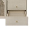 2 Door 3 Drawer Cabinet, Suitable For Bedroom - Natural - Image 15