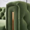 Chesterfield - Modern Tufted Velvet Living Room Sofa, 84.25''W Couch - Mint Green - Image 7