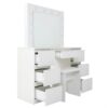 Large Vanity Tables With Mirror And Light - Matte White - Image 5