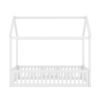 Wood House Bed With Fence And Door - White - Image 10