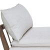 Daybed With Leather Strap Detail - White - Image 5