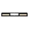 Modern Rattan Door Floating TV Stand For TVs Up To 80" - Black - Image 2