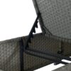 Outdoor Sofa Pe Rattan Furniture Deck Chair - Gray - Image 15