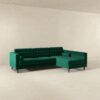 Christian - Sectional Sofa Right Facing - Green - Image 4