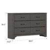 Junipe - 6 Drawer Dresser - Brown - Image 6