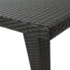 Reflect - Outdoor Dining Table With Rattan Cover - Dark Gray - Image 11