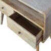 Curved Media Unit - Oak - Image 6