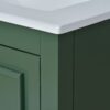 Bathroom Vanity With Ceramic Sink Combo, Modern Freestanding Storage Cabinet With Silver Handles, Soft Closing Doors - Green - Image 19