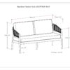 Bayshore - Outdoor Sofa - Natural - Image 11