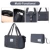 5 Piece Set (20"24"28 +A Travel Bag And A Toiletry Bag), Pp Hardshell Carry On Luggage Set With Tsa Lock Carry On Suitcase Luggage Durable Suitcase - Dark Gray - Image 9