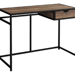 Computer Desk For Home Office, Laptop, Storage Drawer, Contemporary & Modern - Brown