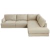 Glander - Sectional Sofa Right Facing - Cream - Image 7