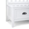 Burlington - Entryway Storage Bench With Drawers - White - Image 6