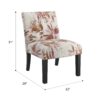 Verma - Floral Accent Chair - Red - Image 7