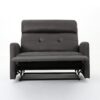 Alma - Contemporary Upholstered Loveseat Recliner - Slate - Image 14