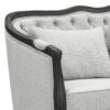 Samael - Sofa With 3 Pillows - Gray / Dark Brown - Image 6