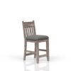 Rustic Counter Stool (Set of 2) - Gray - Image 2