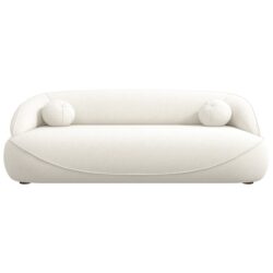 Andrew - Boucle Sofa - Beige / Ivory White / Light Beige / White