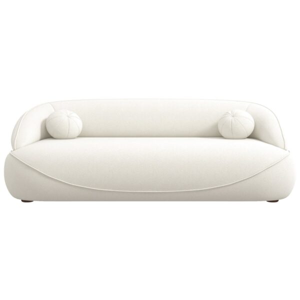 Andrew - Boucle Sofa - Beige / Ivory White / Light Beige / White