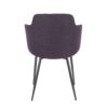 Boyne - Contemporary Chair (Set of 2) - Black / Purple - Image 5