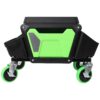 Heavy Duty Mechanic Stool With Wheels And Soft Rubber Cushion And 330Lbs Capacity - Green - Image 7