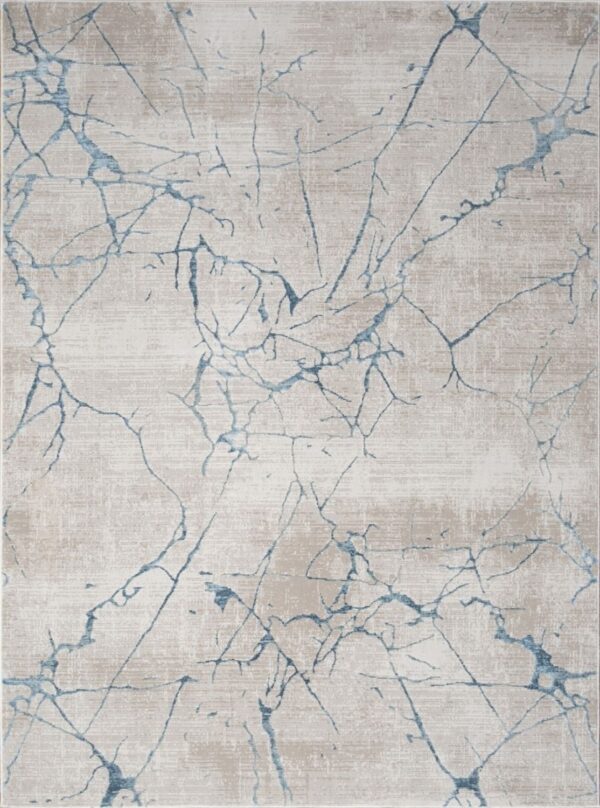 Elegance - 2' X 3' Polyester Area Rug - Blue