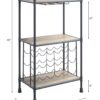 Brantley - Wine Rack - Gray / Oak - Image 7