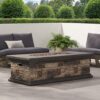 Contemporary Rectangle Fire Pit 50, 000 Btu Magnesium Oxide - Stone Gray - Image 8