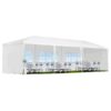 10X30' Outdoor Garden Gazebo Wedding Party Tent Canopy Marquee With 5 Removable Sidewalls - White - Image 4