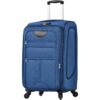 Softside Luggage Expandable 3 Piece Set Suitcase Upright Spinner Softshell Lightweight Luggage Travel Set - Blue - Image 16