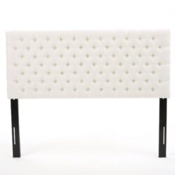 Annecy - Contemporary Upholstered Full / Queen Fabric Headboard - Ivory
