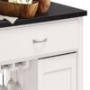 Ottawa - Kitchen Cart - Black / White - Image 7