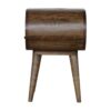 ed Circular Bedside Table - Gray Wash - Image 9