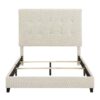 Queen Size Tufted Upholstered Platform Bed - Beige - Image 4