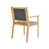 Cordoba - Dining Chair Set With Acacia Wood Frame And Textilen Upholstery (Set of 2) - Teak - Image 10