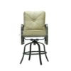 Bar Chair With Back And Seat Cushion (Set of 2) - Antique Bronze - Image 3