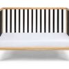 Deux - Remi 3 In 1 Convertible Island Crib - Natural / Black - Image 4