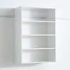 Devi - Wall Mounted Wood Closet System Modular Versatility And Warm - White - Image 12