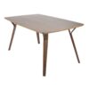 Folia - Mid-Century Modern Dining Table - Walnut - Image 3